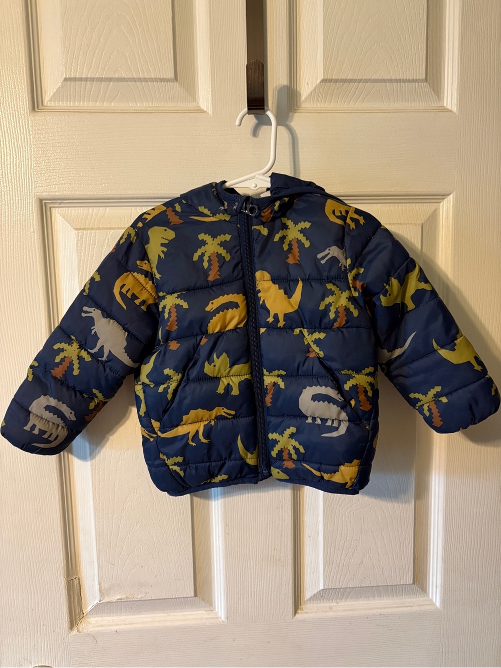 Zara Baby Dinosaur Puffer Coat 12-18 Months